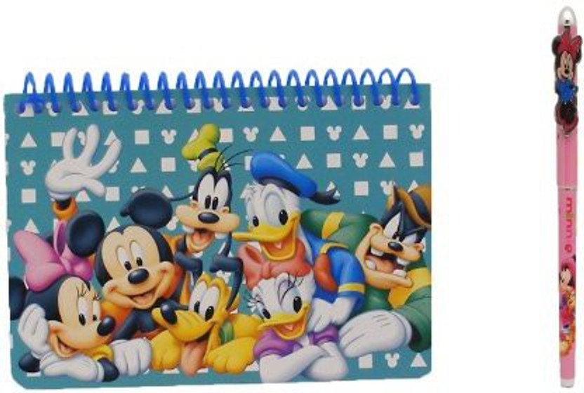 Disney Mickey Mouse and Friend Blue Autograph Book