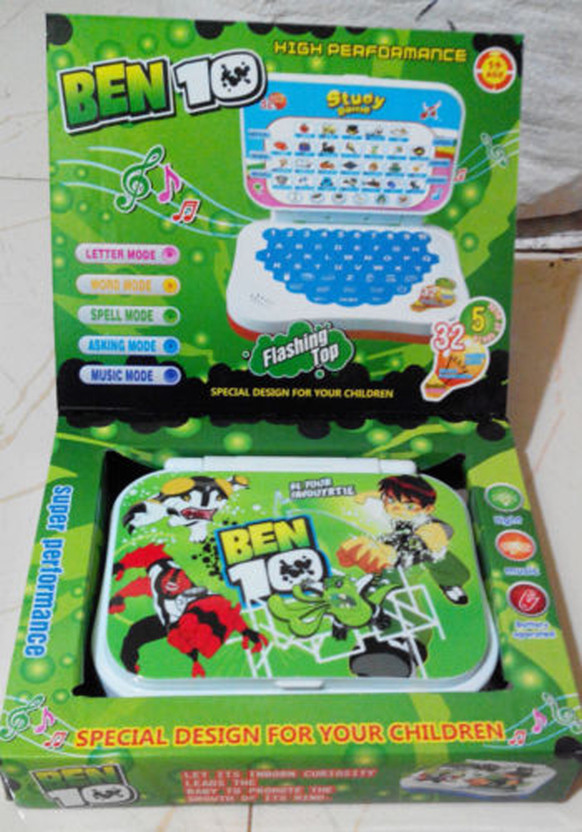 UV Global Mini Ben 10 Learning Laptop(Green)