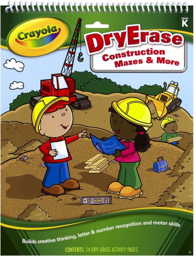 CRAYOLA Dry Erase Activity Tablet Construction Mazes Price in India
