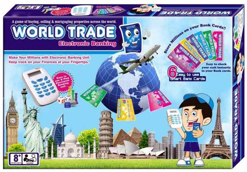 Wishkart World Trade Property Trading Game For Kids With