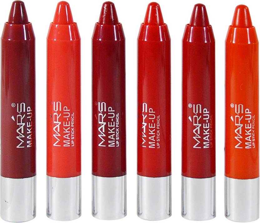 M.A.R.S Perfect Make Up Lipstick Pencil Pack Of 6 Price in India, Buy