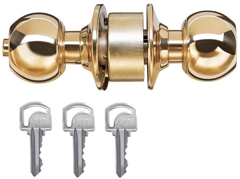 Godrej Cylindrical Lock Classic Brass Finish Lock Buy Godrej