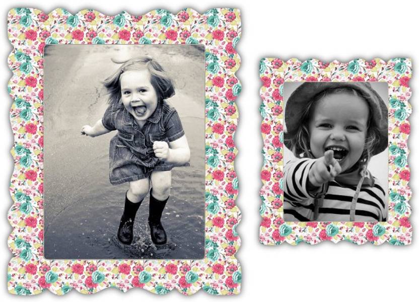 Nourish Rectangular Photo Frame Fridge Magnet Pack Of 2
