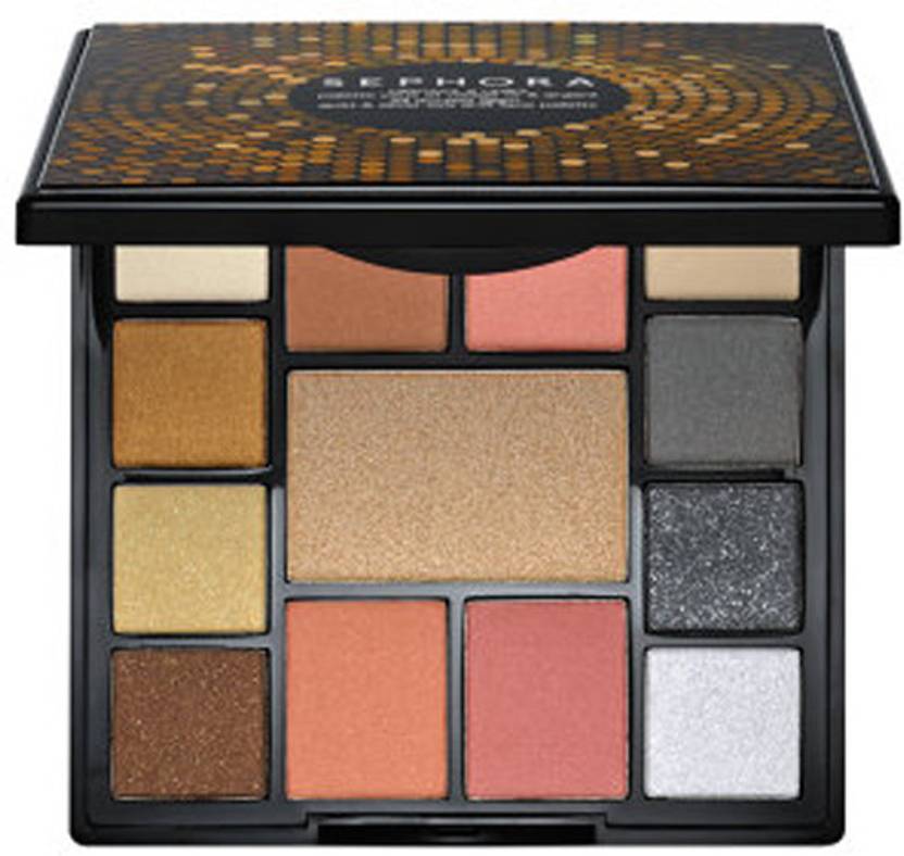 Sephora All Access Glam Gold Silver Eye And Face Palette Glamour