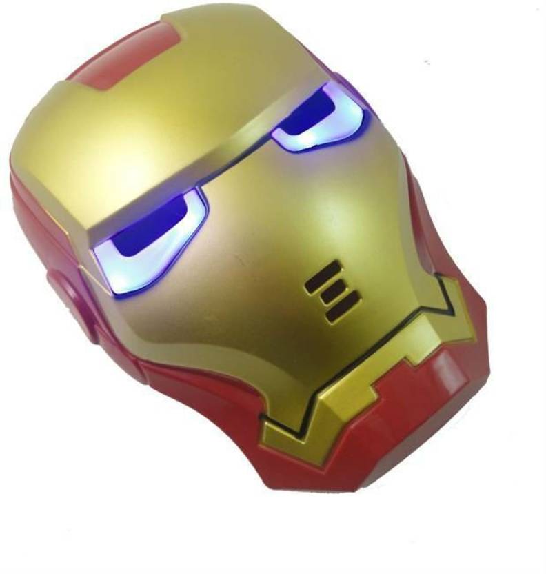 Partyballoonshk Iron Man Face Led Party Mask
