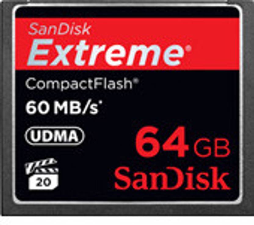 SanDisk Extreme 64 GB Compact Flash 60 MB/s Memory Card SanDisk