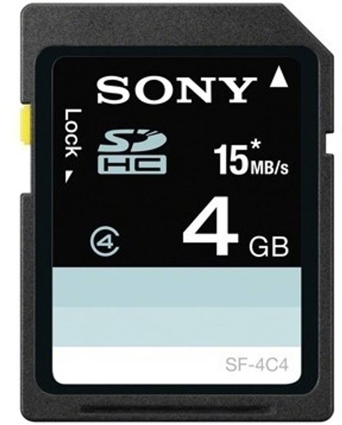 SONY 4 GB SDHC Class 4 Memory Card SONY