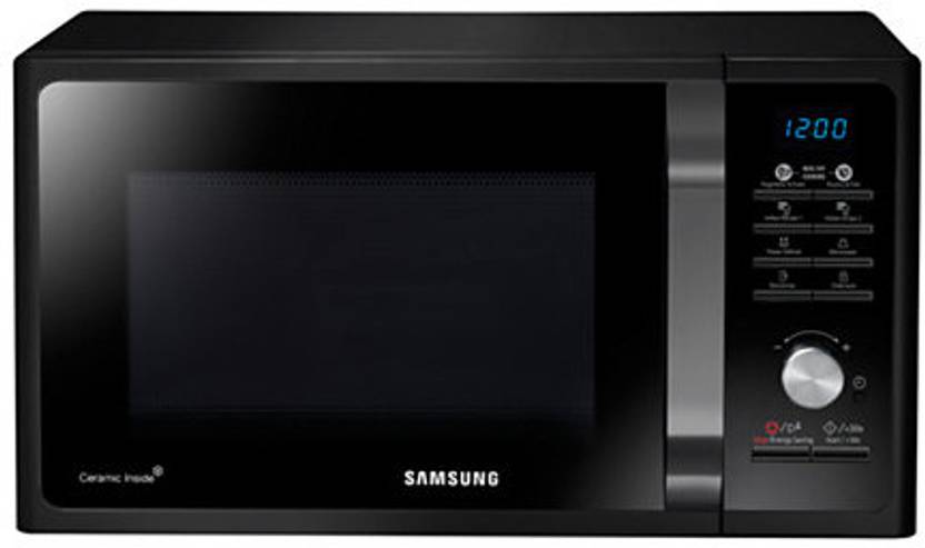 Flipkart Samsung 23 L Grill Microwave Oven Samsung 23 L Grill Microwave Oven Mg23f301tck Tl Black