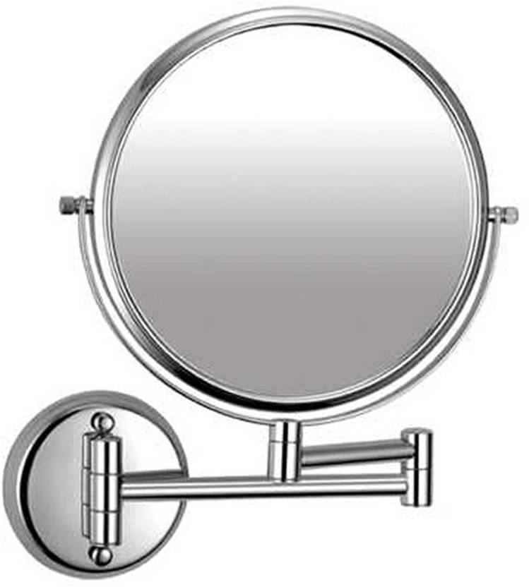 Fancy Glass Round Makeup Mirror 8 Bathroom