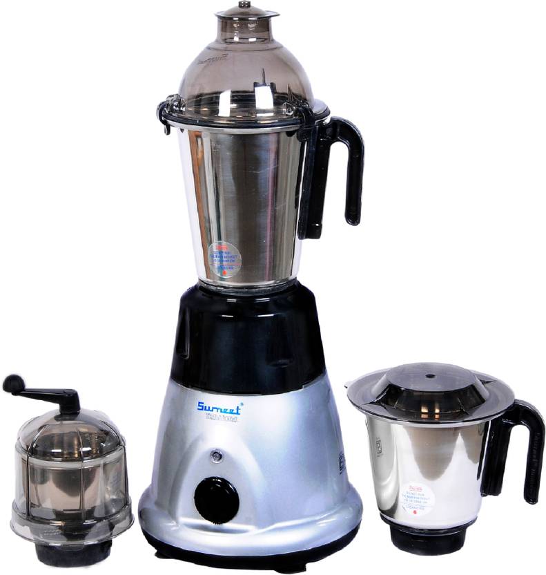 Sumeet mixer Domestic Plus 2015 750 W Mixer Grinder (3 Jars, Black
