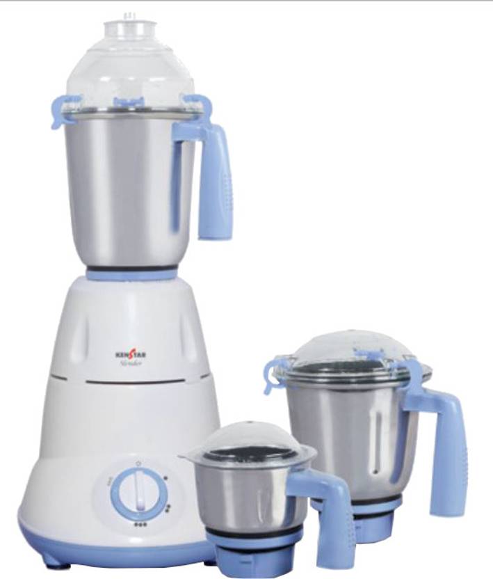 Kenstar KMN75B3S 750 W Mixer Grinder (3 Jars, White) Price in India