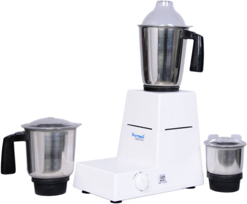 Sumeet Sanghini 550 W Mixer Grinder (3 Jars, White) Price in India