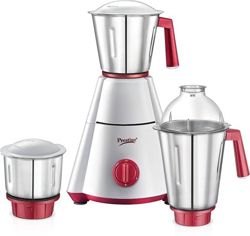 Prestige Nakshatra plus 750 W Mixer Grinder (3 Jars, white and red