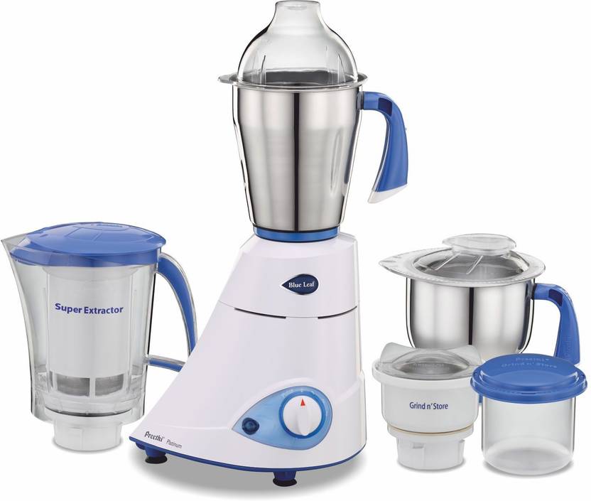 Preethi Blue Leaf Platinum 750 W Mixer Grinder Price in India Buy