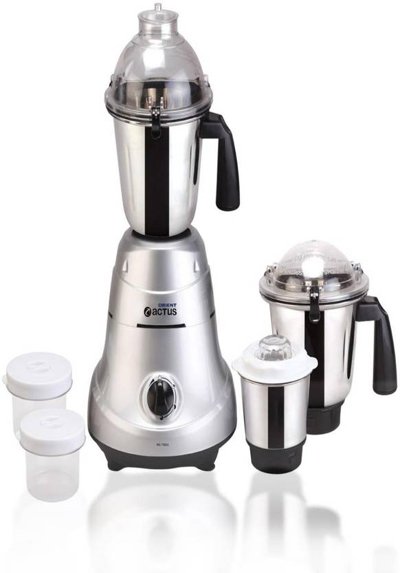 ORIENT MG7503G 750 W Mixer Grinder (4 Jars, Silver) Price in India