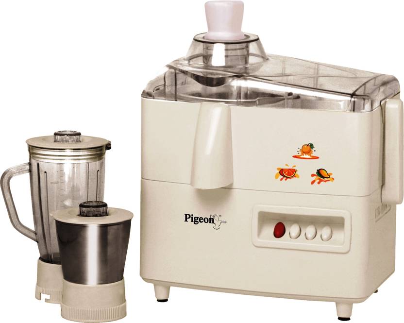 Pigeon JMG 1 Orchid 450 W Juicer Mixer Grinder (2 Jars, White) Price in