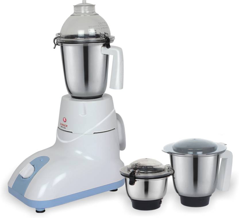 Singer MG 43 N 750 W Mixer Grinder (3 Jars, White) Price in India Buy