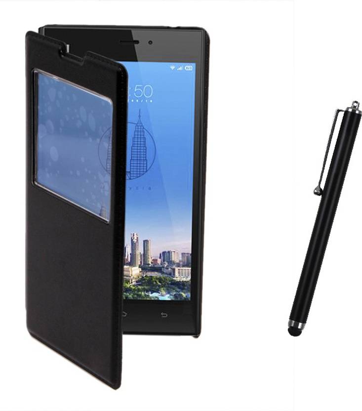 Kolor Edge Flip Cover And Stylus Pen For Xiaomi Redmi 1s