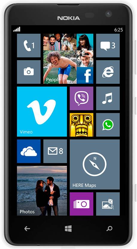 Nokia Lumia 625 (White, 8 GB)
