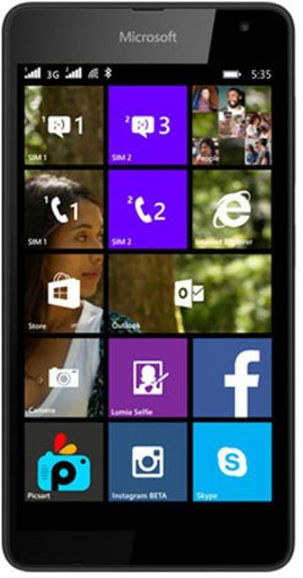 Microsoft Lumia 535 (Black, 8 GB)