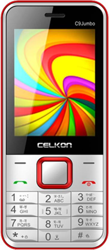 Celkon C9 Jumbo (Black & Red) 