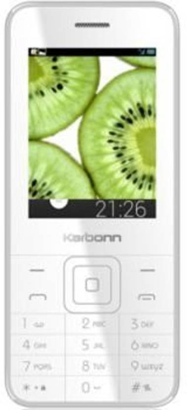 Karbonn K PHONE 1 (White, Champagne) 