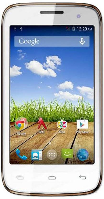 Spice Xlife (White and Champagne, 8 GB) 