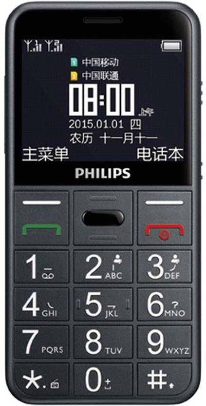 Philips E 310 Mobile Phone (Grey) 