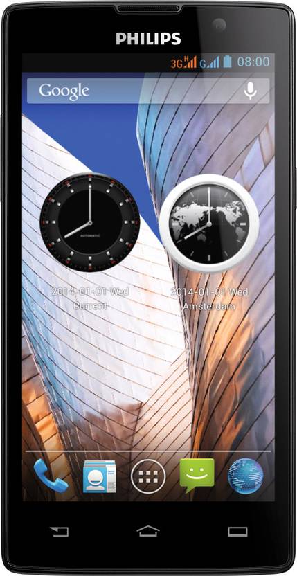 Philips W3500 (Black, 4 GB) 