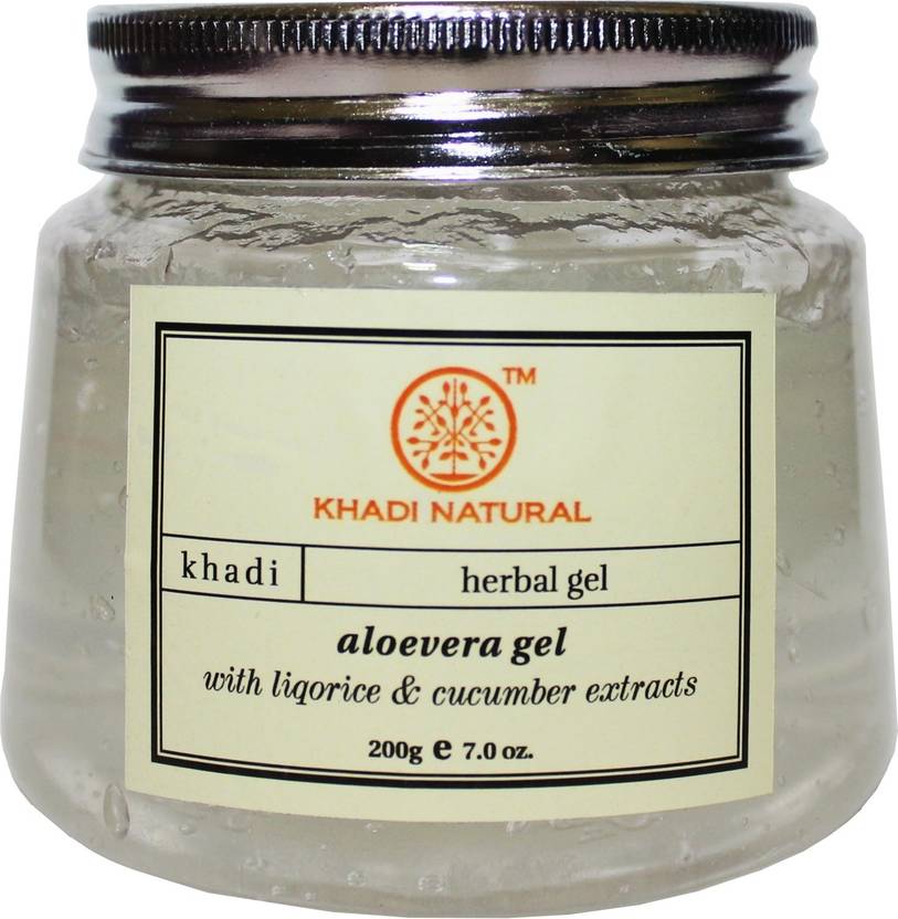 KHADI NATURAL Natural Aloe Vera Gel Transparent Price in India, Buy