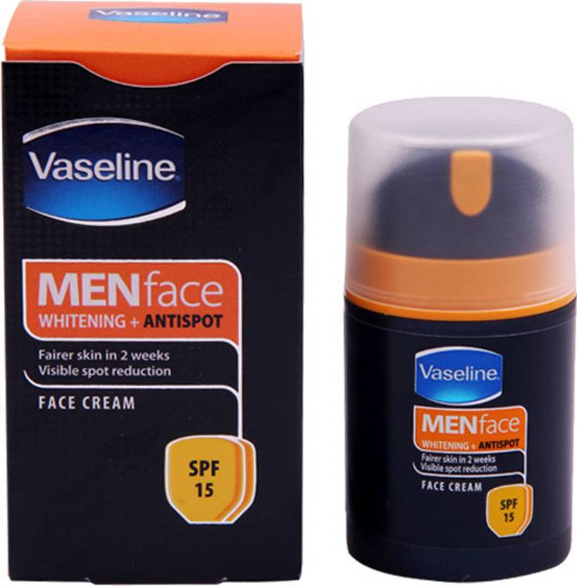 Vaseline Men Face Whitening + Antispot Face Cream SPF-15 ...