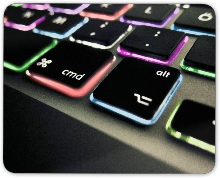 Digiclan Multicolour Keyboard Light Mousepad  (Multicolor)
