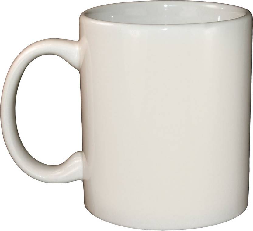 Creativeskart Plain White Ceramic Mug Price In India Creativeskart Plain White Ceramic Mug