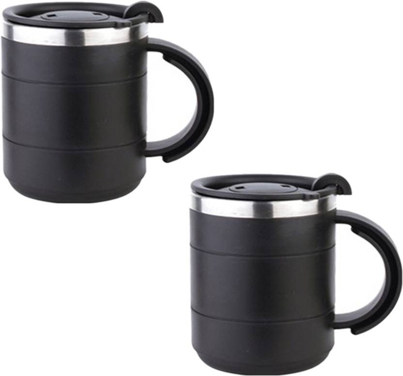 Tuelip Stainless Steel Black Mug Tuelip Stainless Steel Black Mug