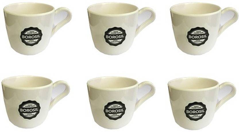 Borosil Small Milk White Set Of 6 Melamine Mug Price In India Borosil Small Milk White Set Of 6 Melamine Mug