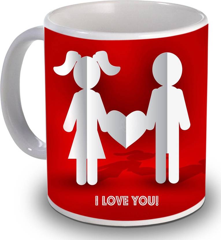 PSK I Love You ILU22 Ceramic Coffee Mug Price in India ...