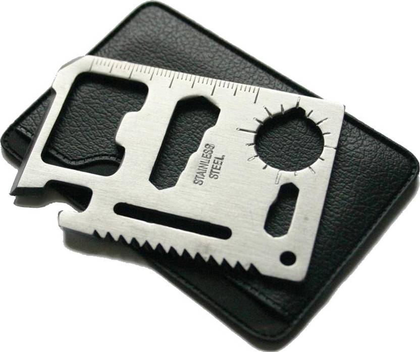 Gadget Hero's GH11i1 11 Multi utility Knife Silver