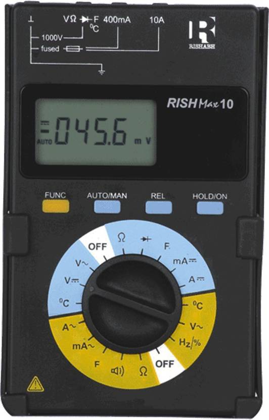RISHABH MAX 10 Digital Multimeter Price in India Buy RISHABH MAX 10