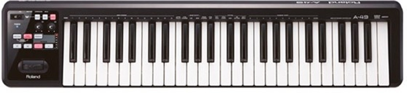 Roland A-49-BK MIDI Keyboard Controller Digital Arranger Keyboard(49 Keys)