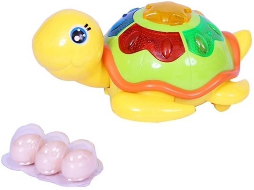 aashirwad craft lay egg tortoise with music and lights toy lay egg