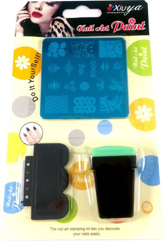 Xiuya Premium Nail Art Stamp Kit Price In India Buy Xiuya Premium