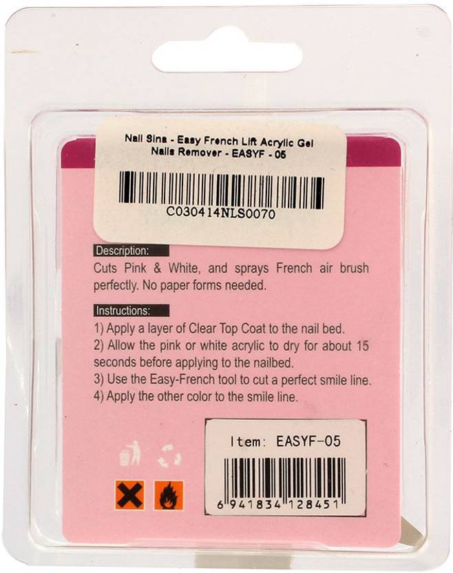 Nail Sina Easy French Lift Acrylic Gel Nails Remover Easyf 5 Nail Sina Easy French Lift Acrylic Gel Nails Remover Easyf 5