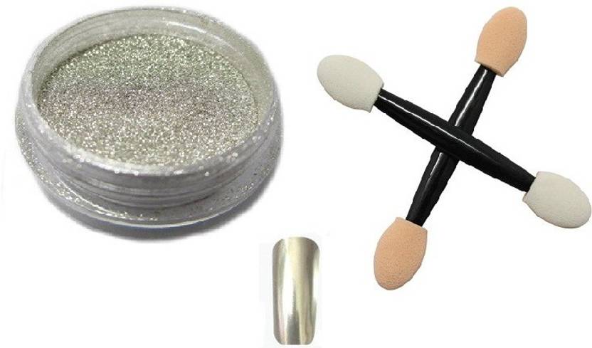 Jinny International Silver Mirror Effect Nail - Chrome powder (Silver)