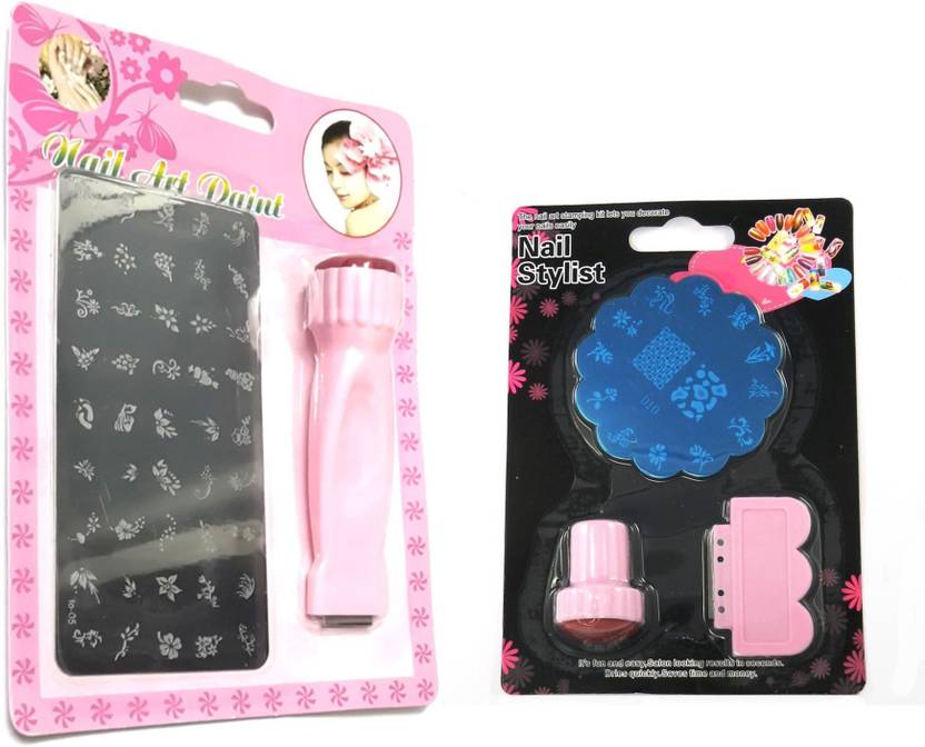 Iris 7 Nail Art Stamp Kit Combo Price In India Buy Iris 7 Nail