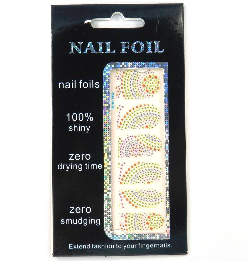 Spm Nail Art Sticker Foil Sticker Kit Price In India Buy Spm Nail