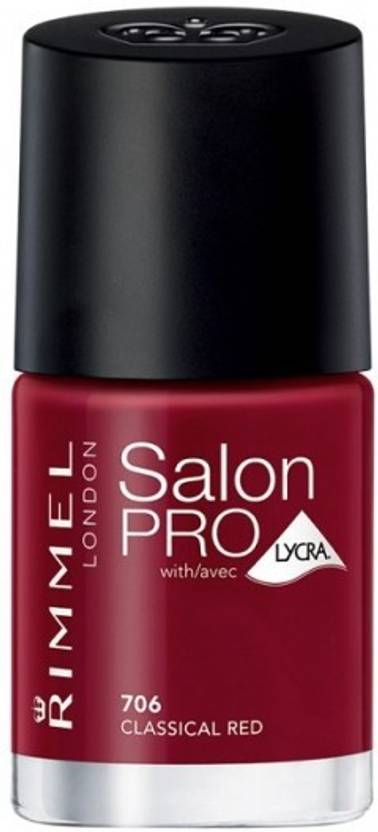 Rimmel London Salon Pro Nail Polish By Kate Classical Red 706