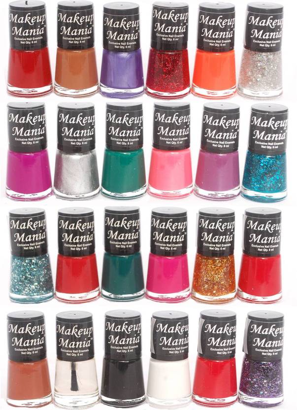 Makeup Mania Exclusive Nail Polish Set Of 24 Pcs Multicolor Makeup Mania Exclusive Nail Polish Set Of 24 Pcs Multicolor 76 81
