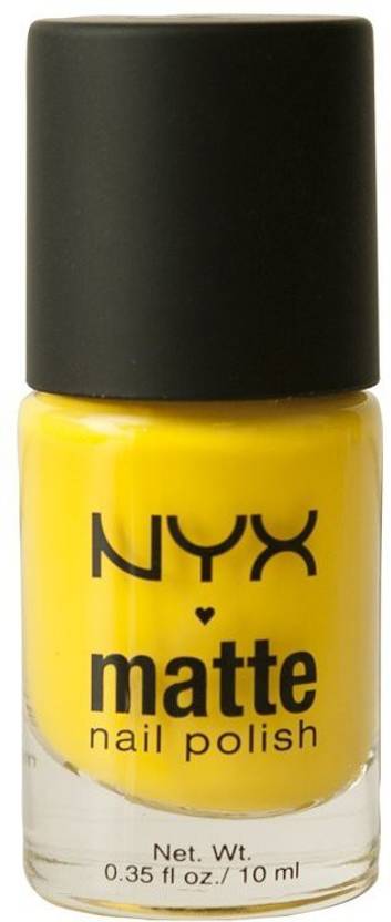 Nyx Matte Nail Polish Yellow Price In India Nyx Matte Nail Polish Yellow