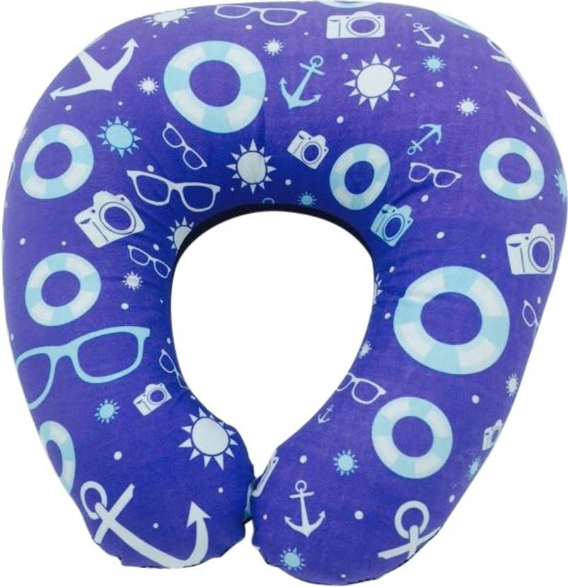 The Crazy Me Vintage Anchor Travel Neck Pillow Multicolor Price