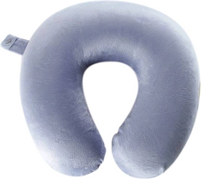 TRAVEL BLUE Memory Foam Neck Pillow Grey Price in India